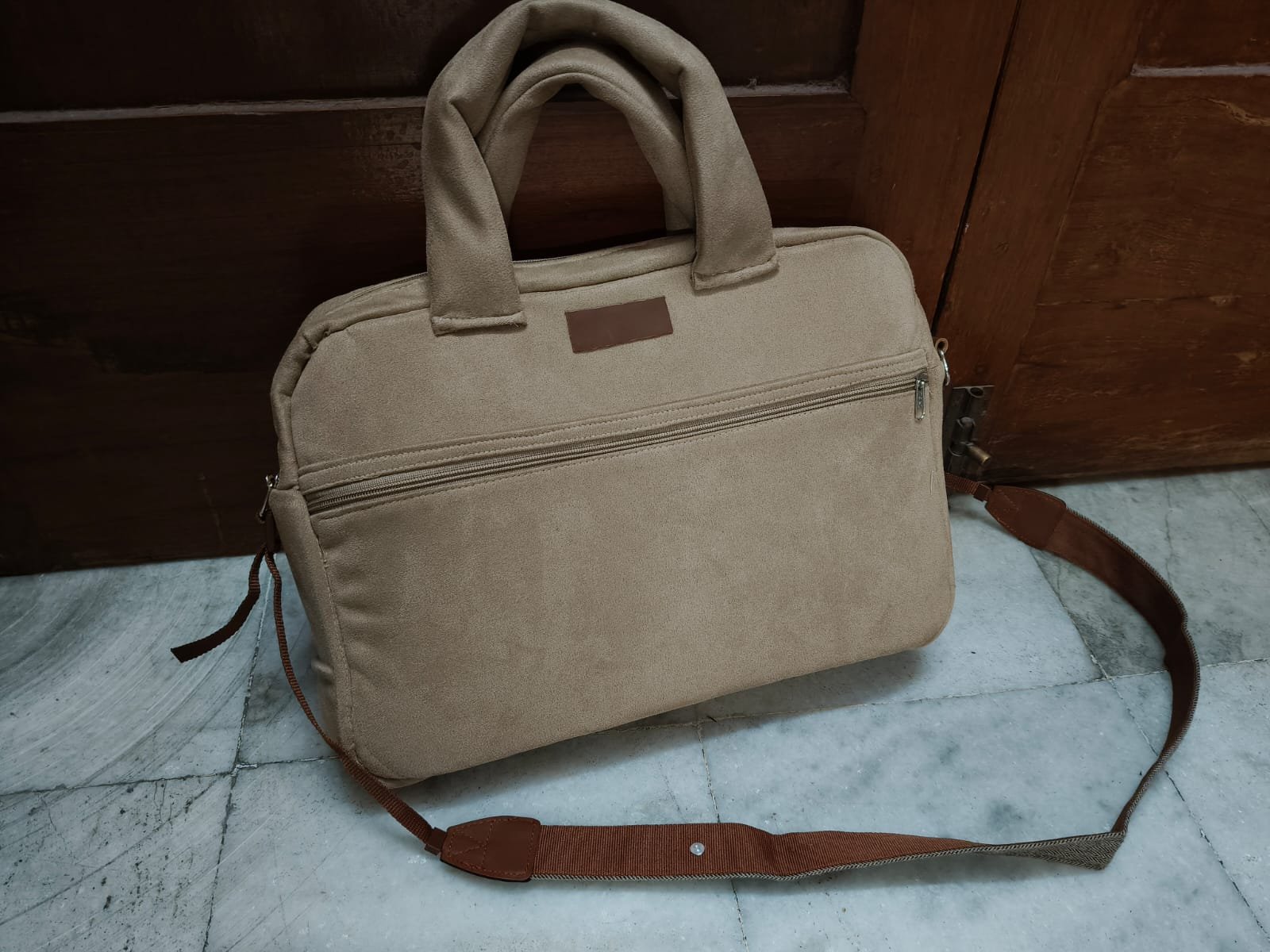 Saddle & Sand Laptop Bag