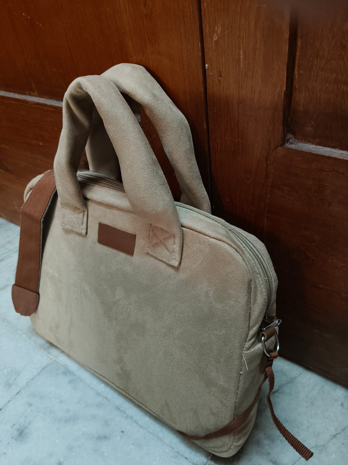 Saddle & Sand Laptop Bag